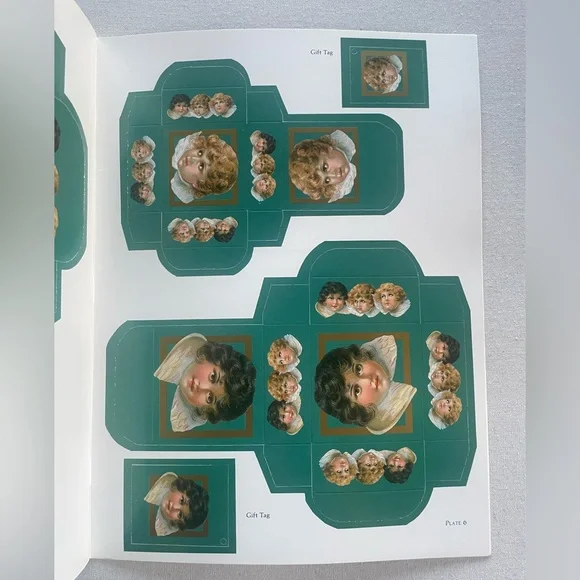 Angels Punch-Out Gift Boxes Nine Boxes with Matching Gift Tags Vintage 1994 Book - Picture 6 of 8